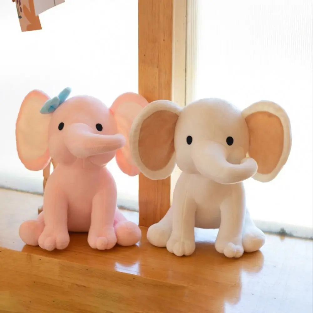 Adorable Cotton Elephant Plush Toys Soft Texture Kawaii Plush Doll Soothing Pillow Baby Shower