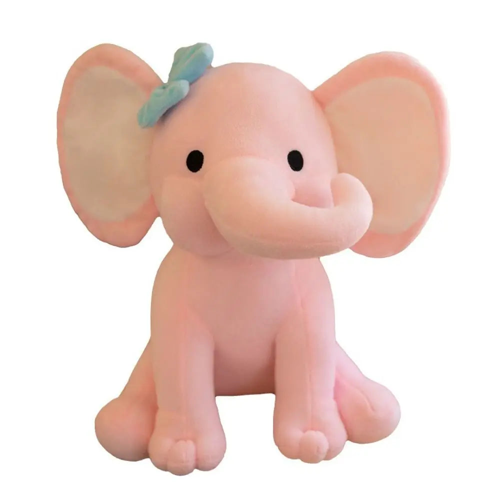 Adorable Cotton Elephant Plush Toys Soft Texture Kawaii Plush Doll Soothing Pillow Baby Shower