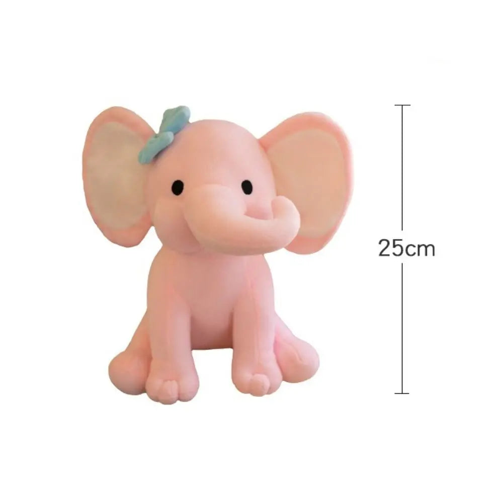 Adorable Cotton Elephant Plush Toys Soft Texture Kawaii Plush Doll Soothing Pillow Baby Shower